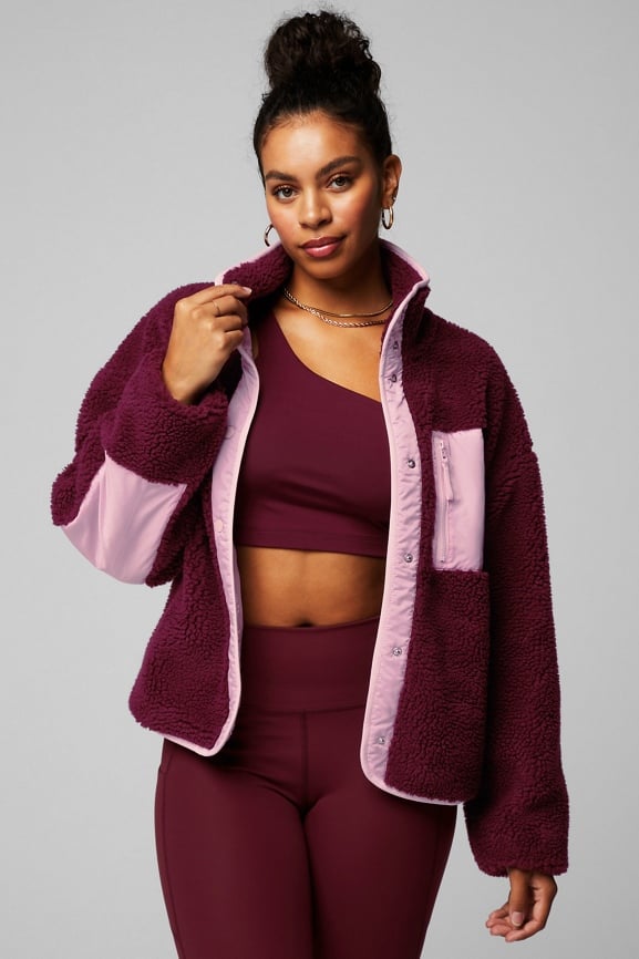 Fabletics offers Teddy Jacket