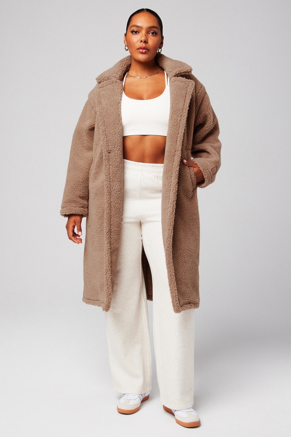 Teddy Long Coat - Fabletics