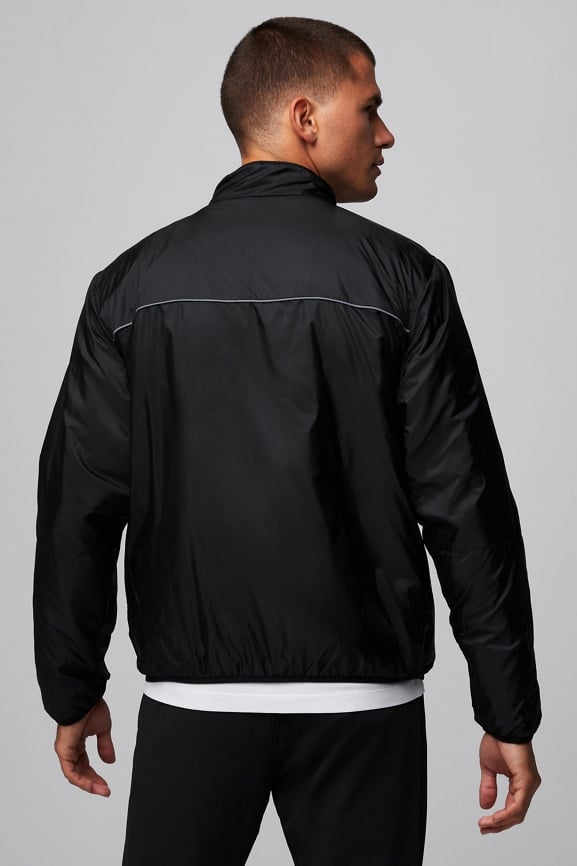 Fabletics Athletic Jacket 4 Pockets Headphone Slit Zipper XXL Black #1319