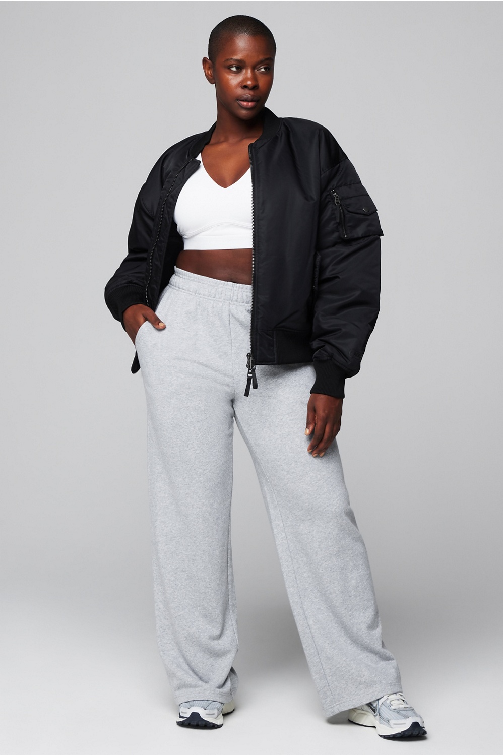 Iconic Oversized Bomber Jacket - Fabletics