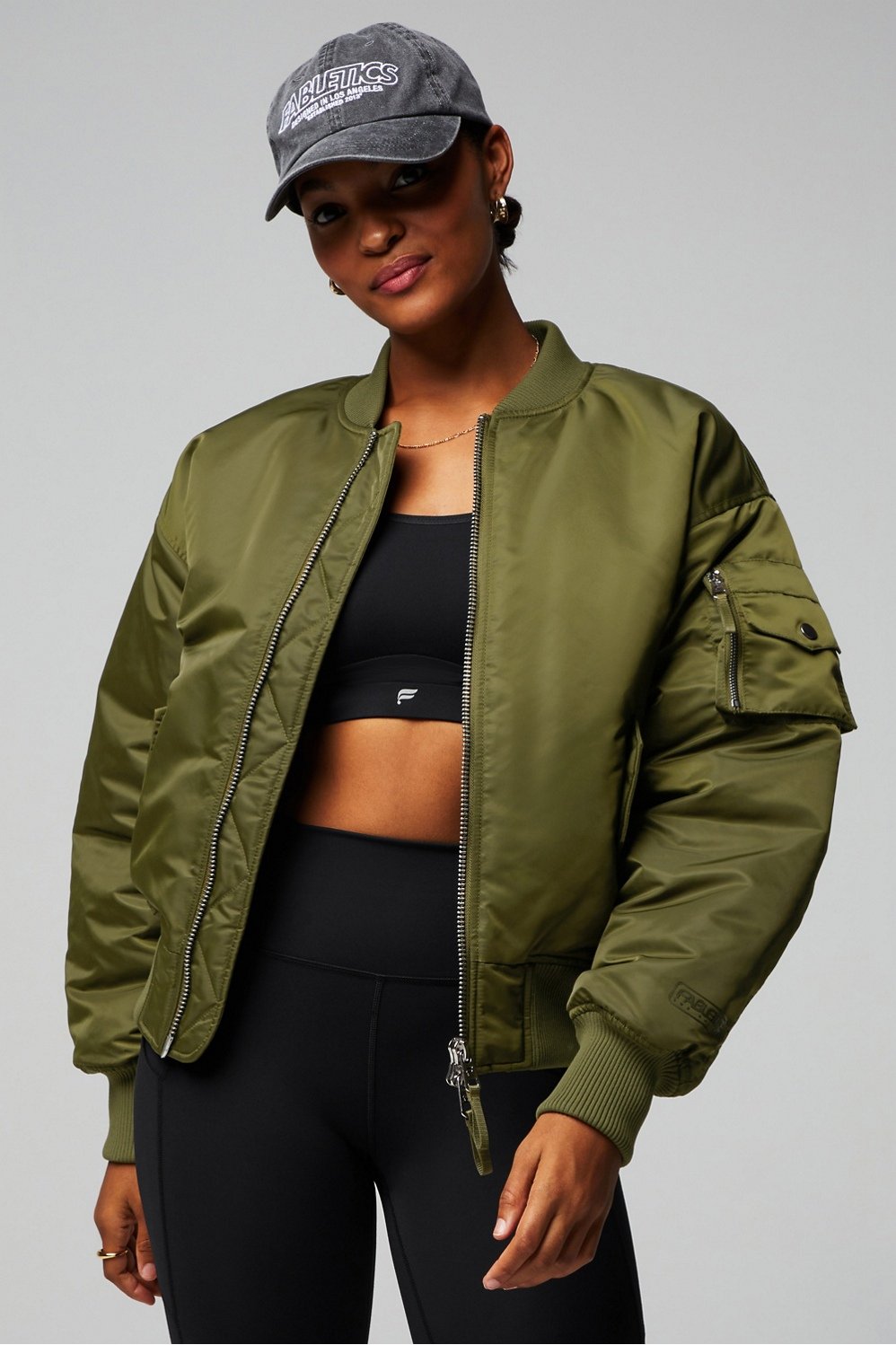 Iconic Oversized Bomber Jacket - Yitty