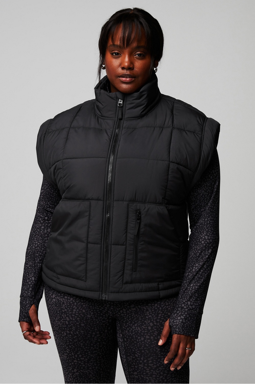 Cloud Nine Oversized Puffer Vest - - Fabletics Canada