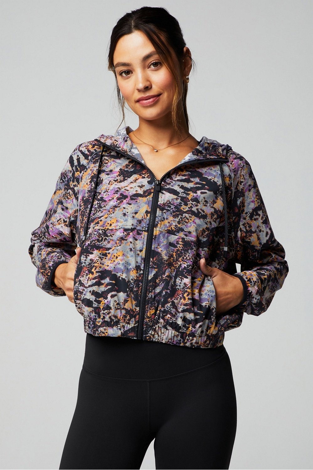 Nike women's sale floral jacket