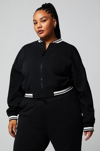 Plus size athletic outlet jacket