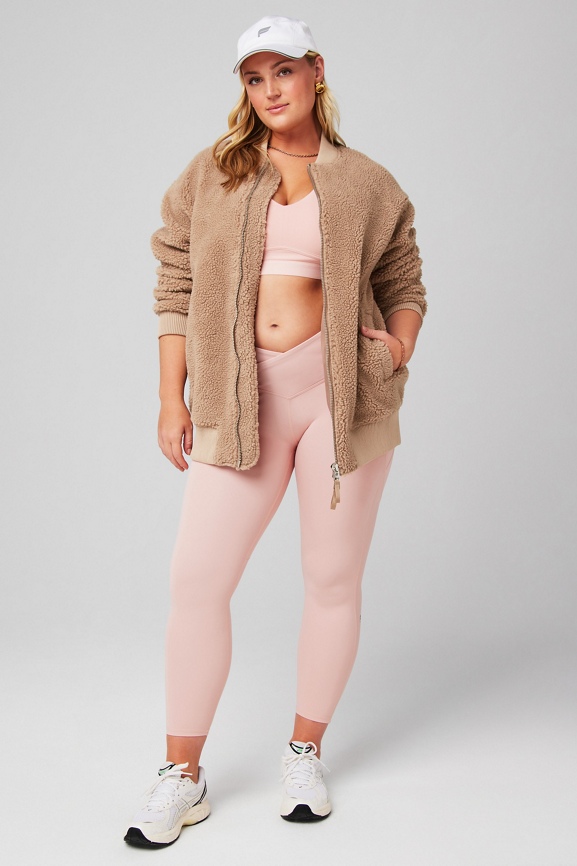 Teddy Oversized Bomber Jacket - Fabletics