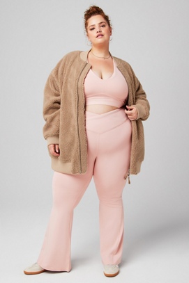 Teddy Oversized Bomber Jacket - Fabletics