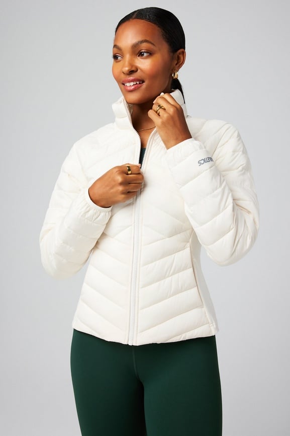 Fabletics Active factory Jacket, NWT, white, long sleeved