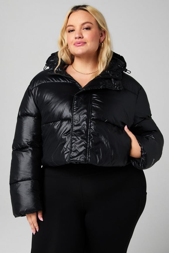 Essential Cropped Hooded Puffer - Yitty