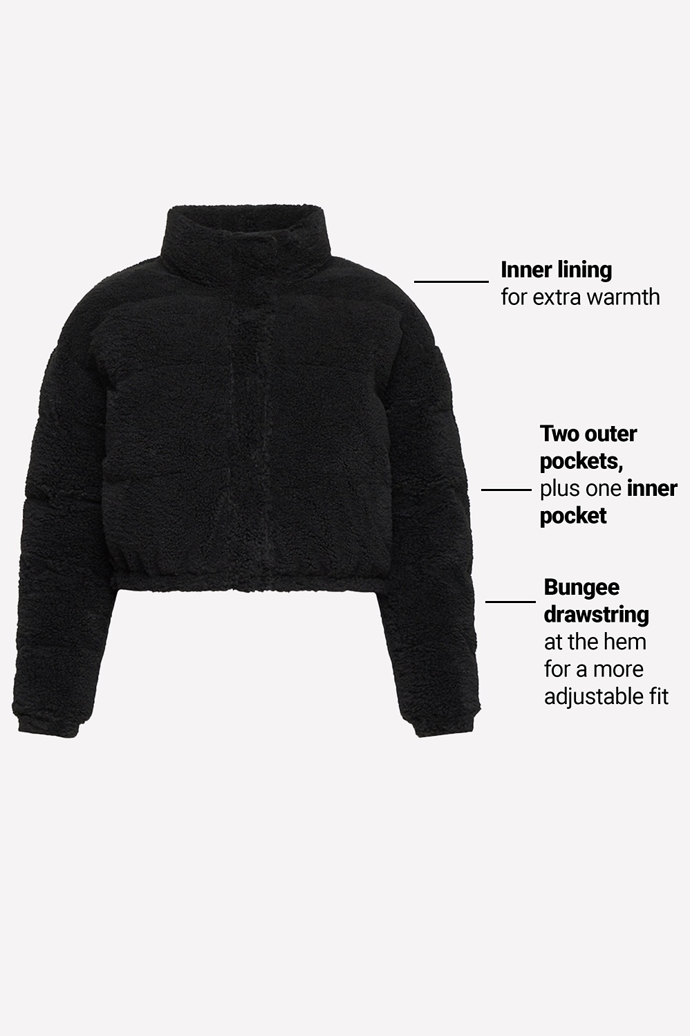 Teddy Puffer Jacket