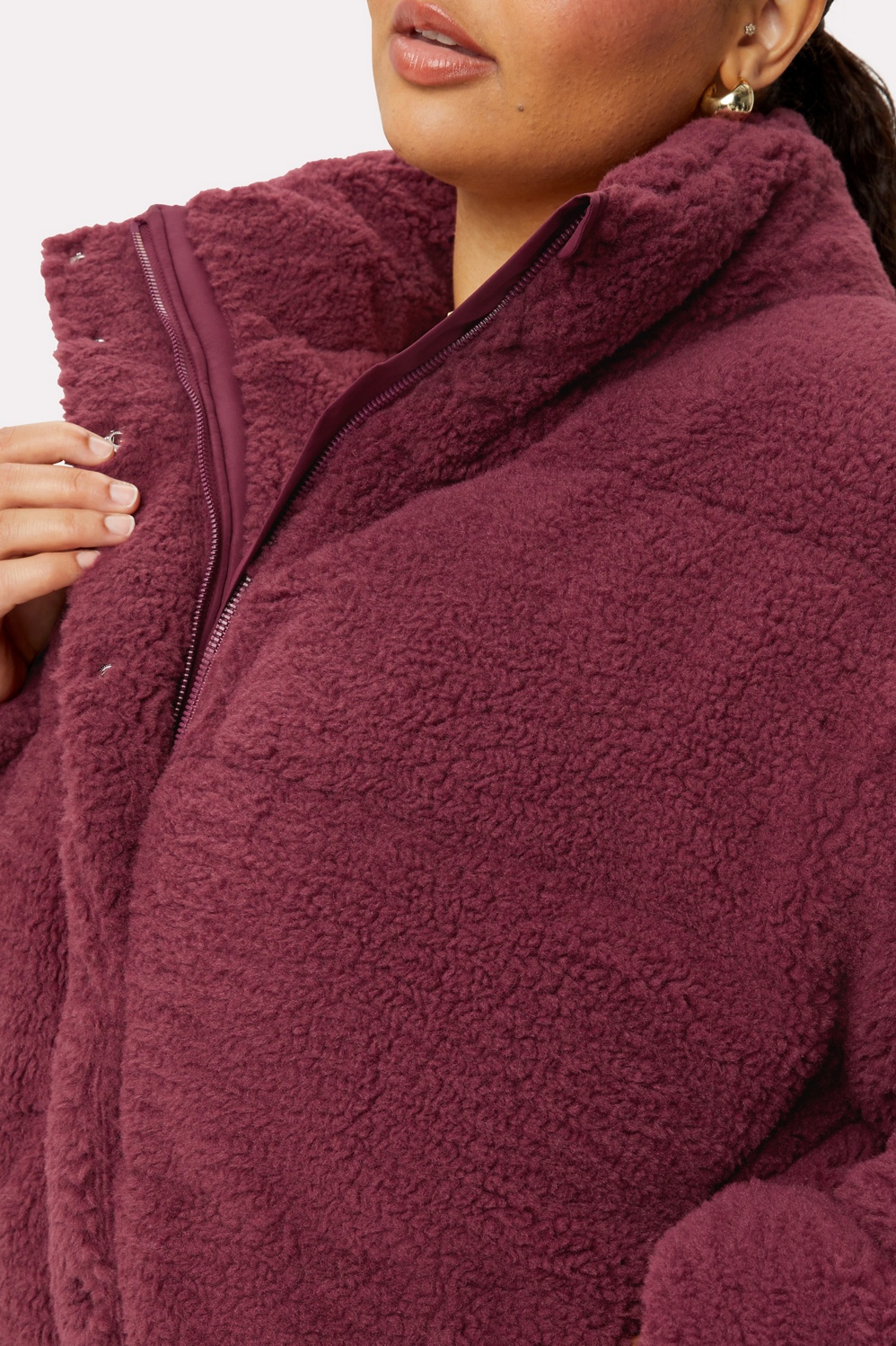 Teddy Puffer Jacket