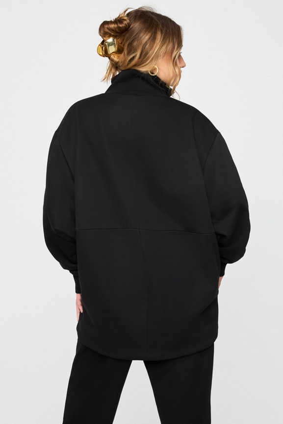 Oversized Fleece Cocoon Jacket