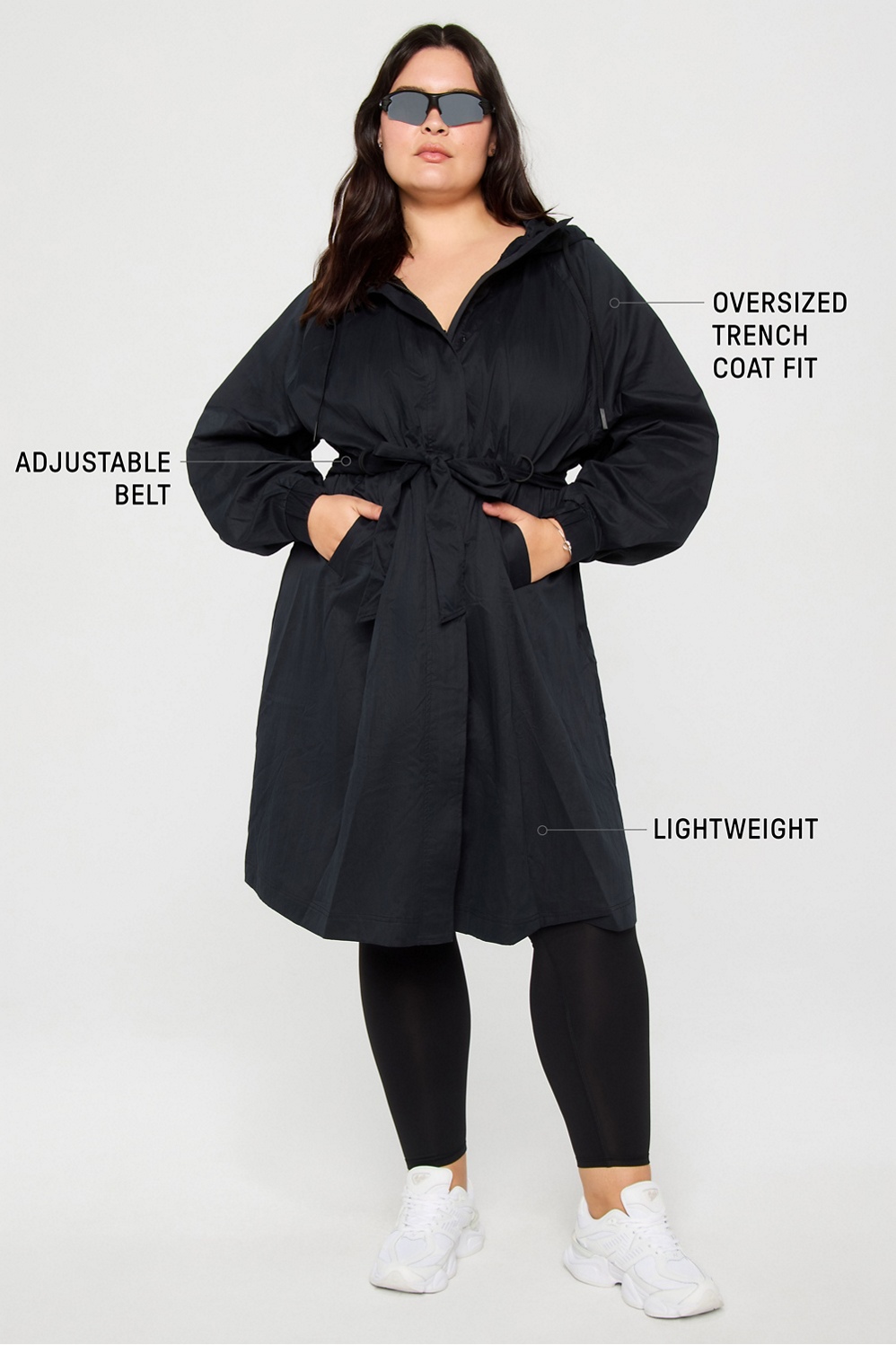 Hooded Trench Coat