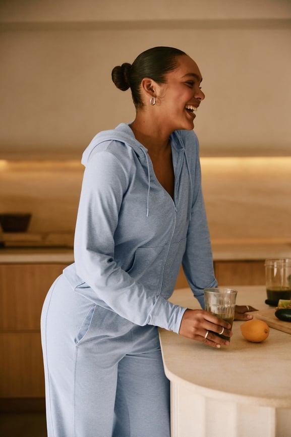 Cloud Jersey Full Zip Hoodie