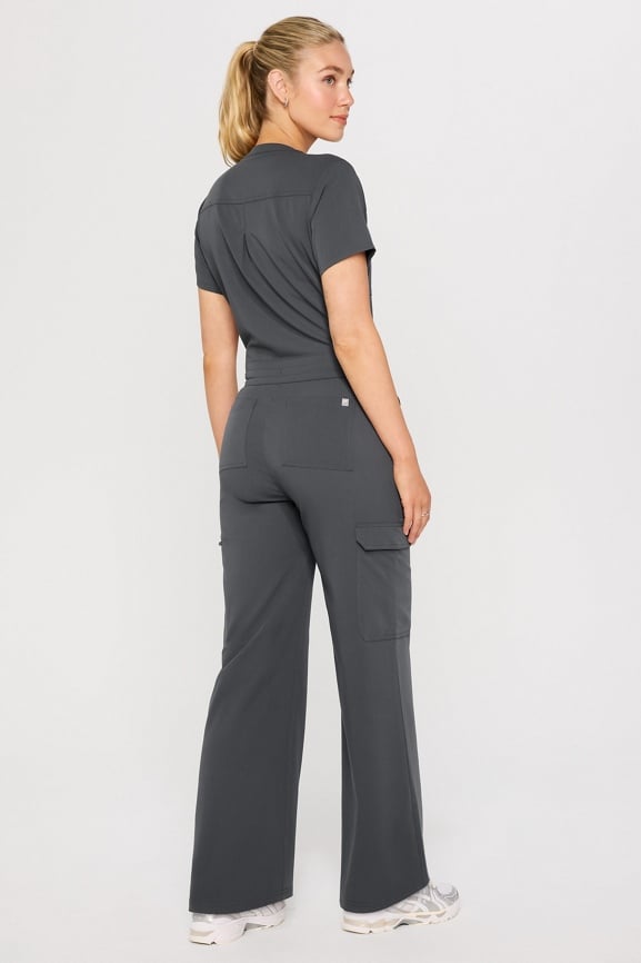 Empower Wide Leg Scrub Jumpsuit