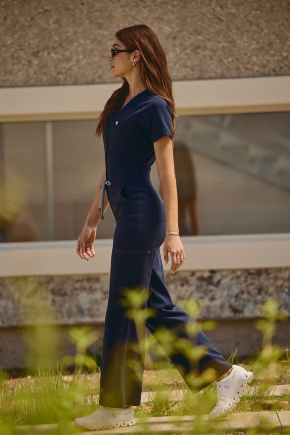 Empower Wide Leg Scrub Jumpsuit