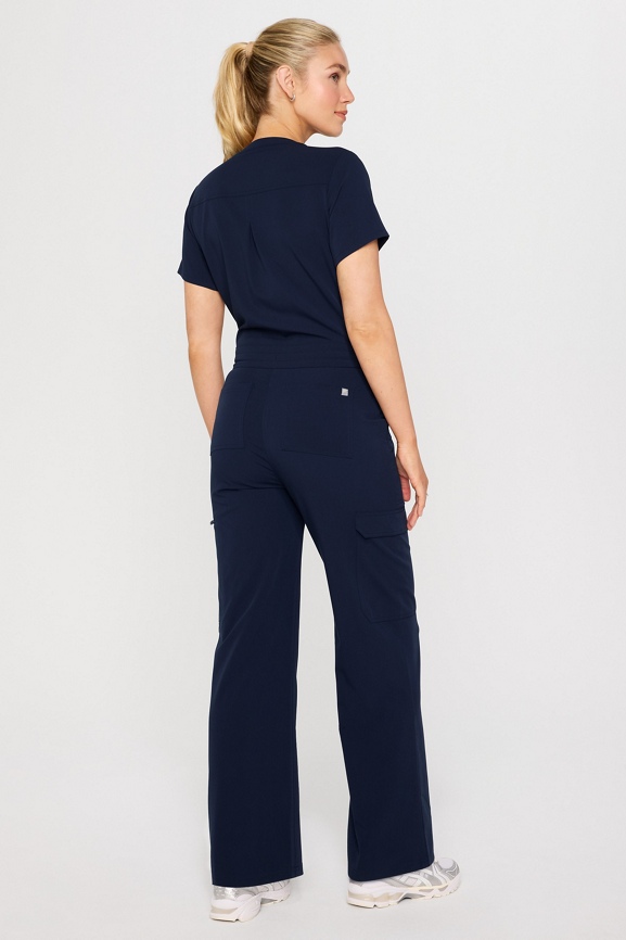 Empower Wide Leg Scrub Jumpsuit