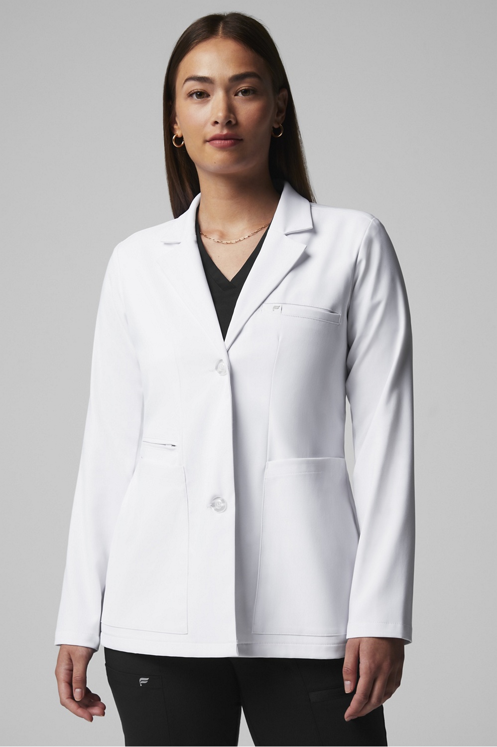 Fashion Seal Healthcare Adult's Unisex Snap Front Lab Coat