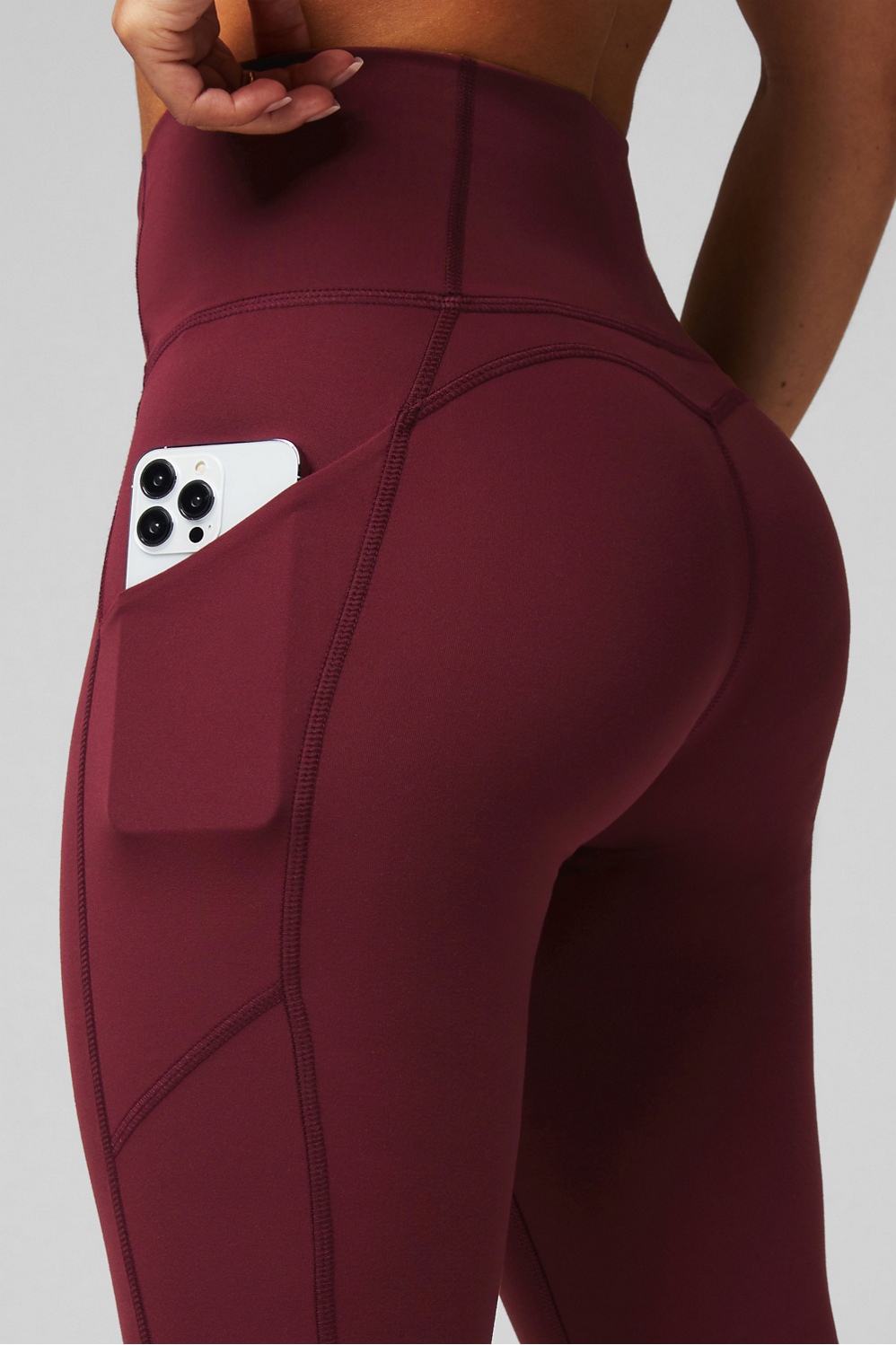 Oasis PureLuxe High-Waisted Twist 7/8 Leggings Fabletics