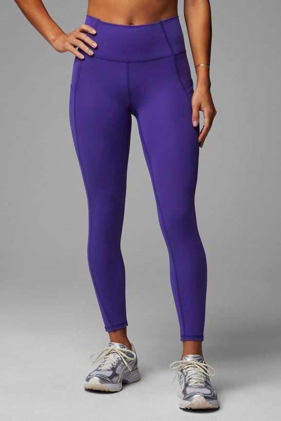 Fabletics Oasis PureLuxe High-Waisted 7/8 Legging Size Small: S/Spotted Doe