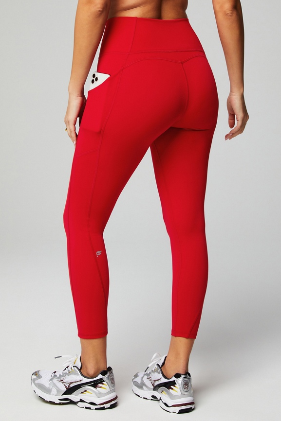 Fabletics Women's Crushed Velour Crossover Legging, Strawberry Red, XX-Small  : : Clothing, Shoes & Accessories