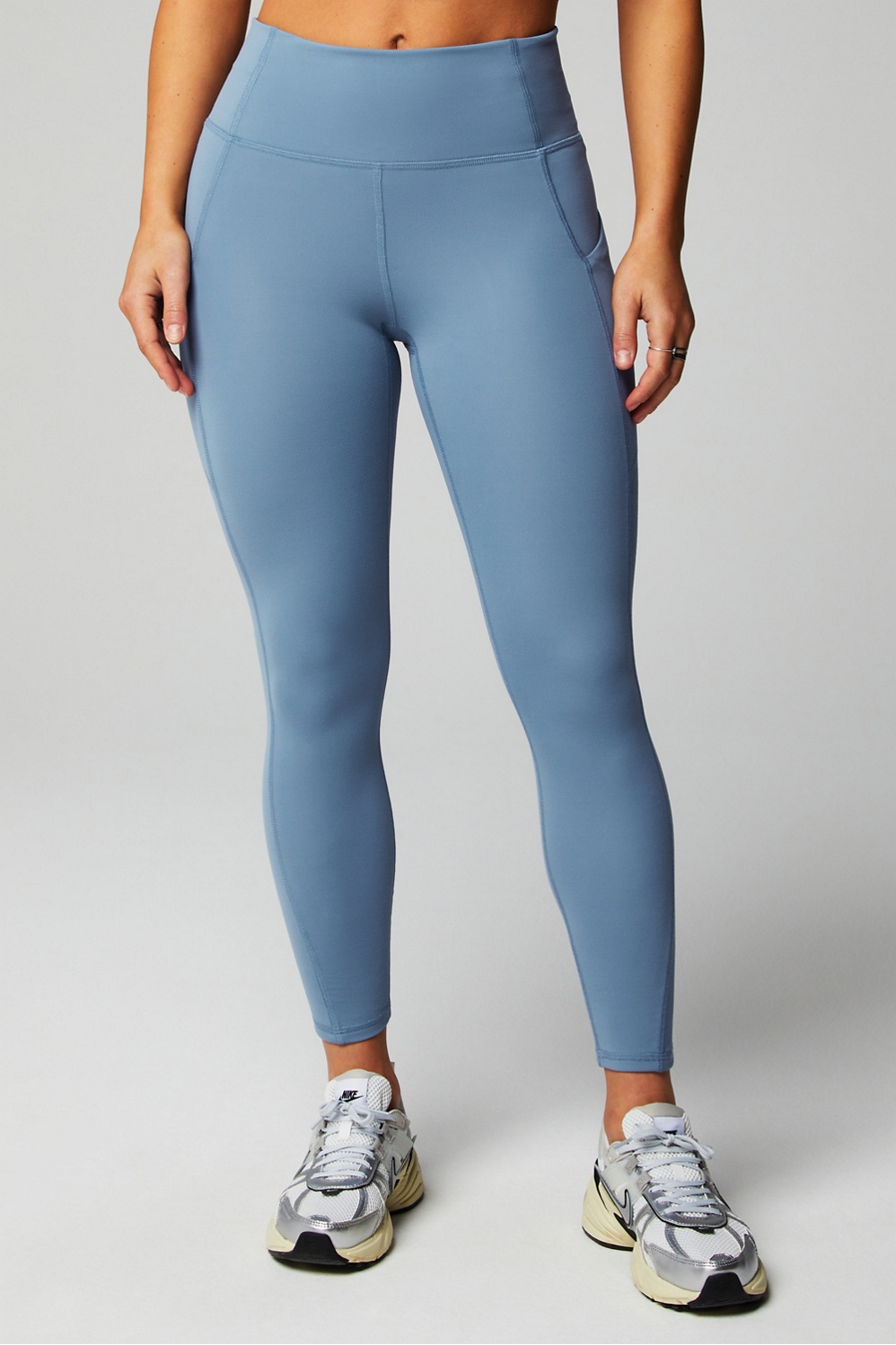 Does anyone know the name of these light blue leggings? Or the