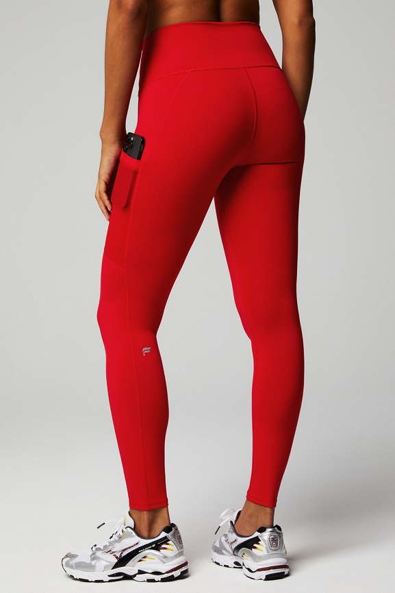 Regular Fit Red Cotton Ladies Leggings, Straight Fit at Rs 85 in