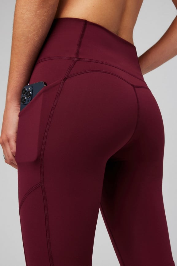 Fabletics Oasis Pureluxe high waisted outlet 7/8 leggings 2X BNWT red