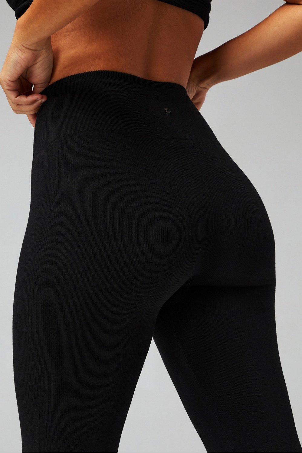 Fabletics, Pants & Jumpsuits, Fabletics Black Highwaisted Seamless Arlene  Capri Tight Legging Size S 46