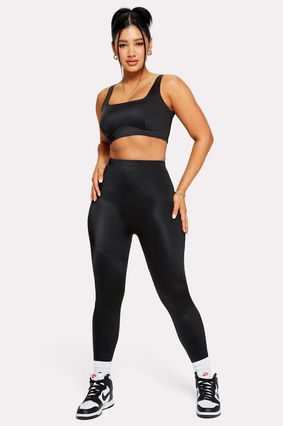 Shape Biscuit Slinky High Waisted Leggings