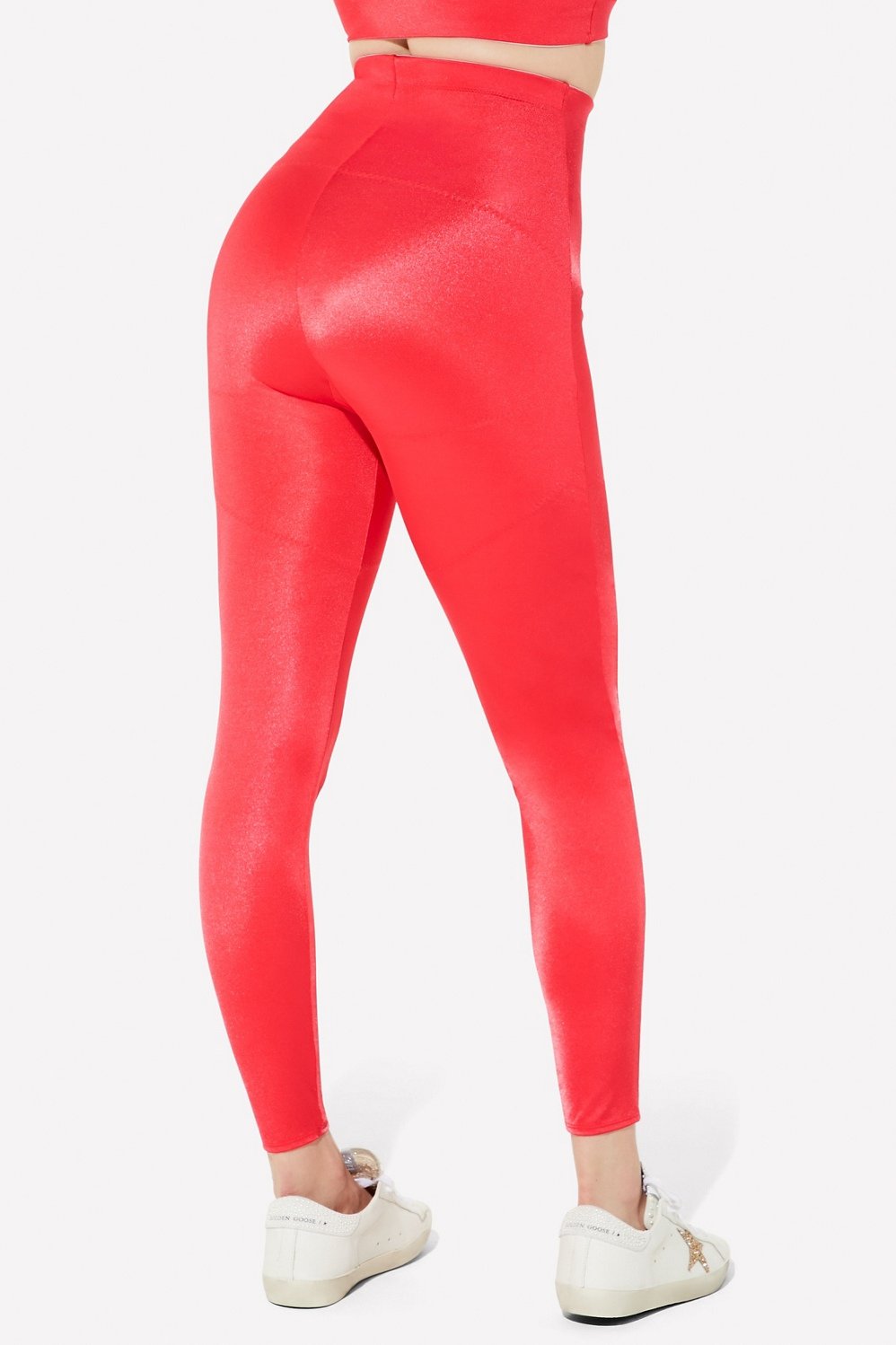 Stretch Tulle High-wasited Tights Embellished with Strings and Cut-out  Detailing
