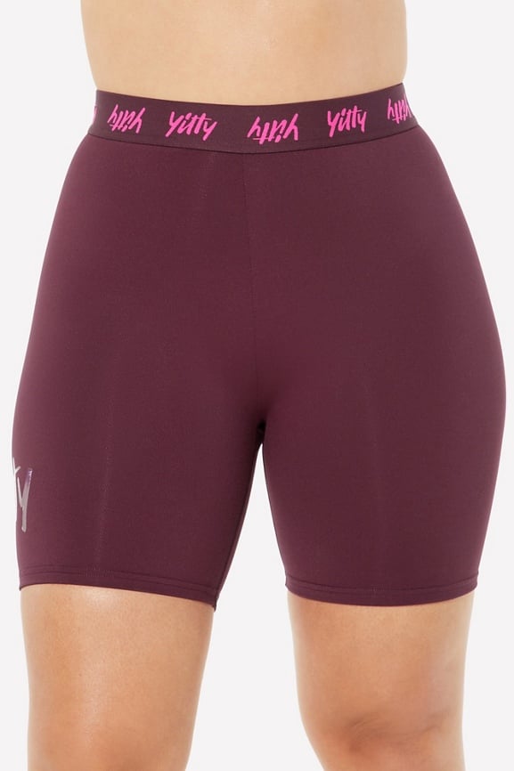 NWT Yitty Lizzo Fabletics Mesh Me Smoothing High Waist Short