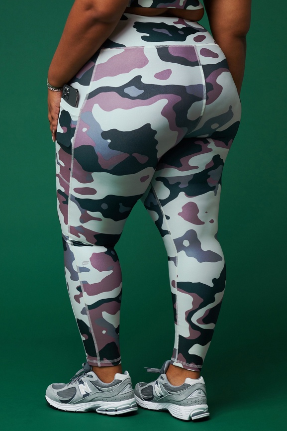 NEW FABLETICS ON The Go Camo Leggings Women's Size XS Gray £31.96 -  PicClick UK