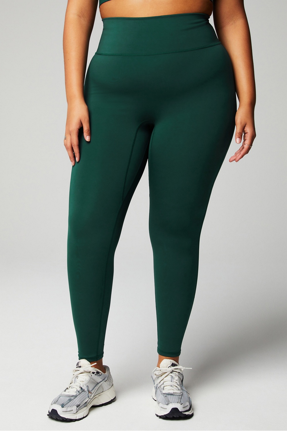 Women Cotton Lycra Dark Green Ruby Cut Plus Size Jumbo Leggings