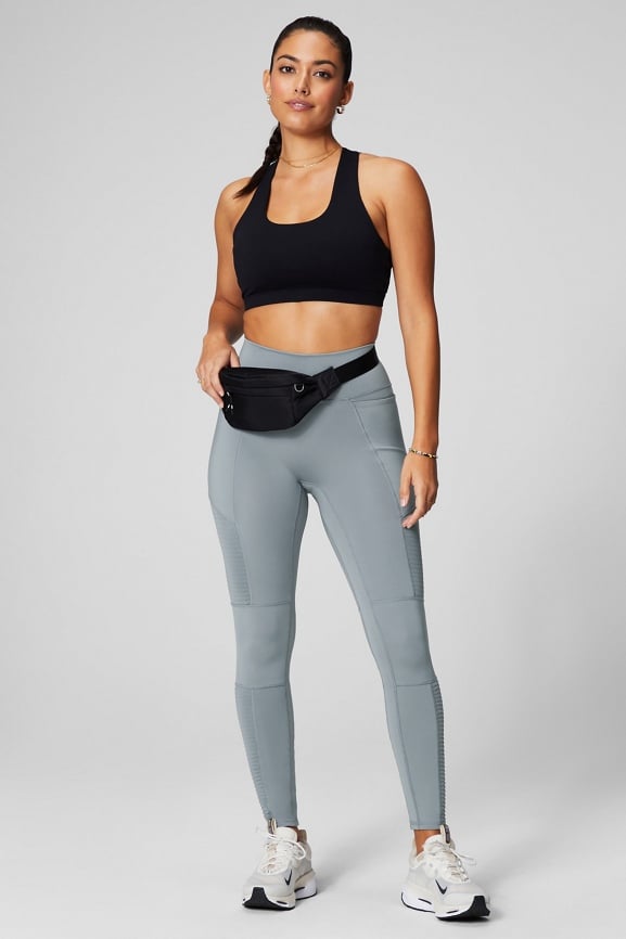 Fabletics Anywhere Motion365 High Waisted Moto 7/8 Legging Small Red - $20  - From Emma