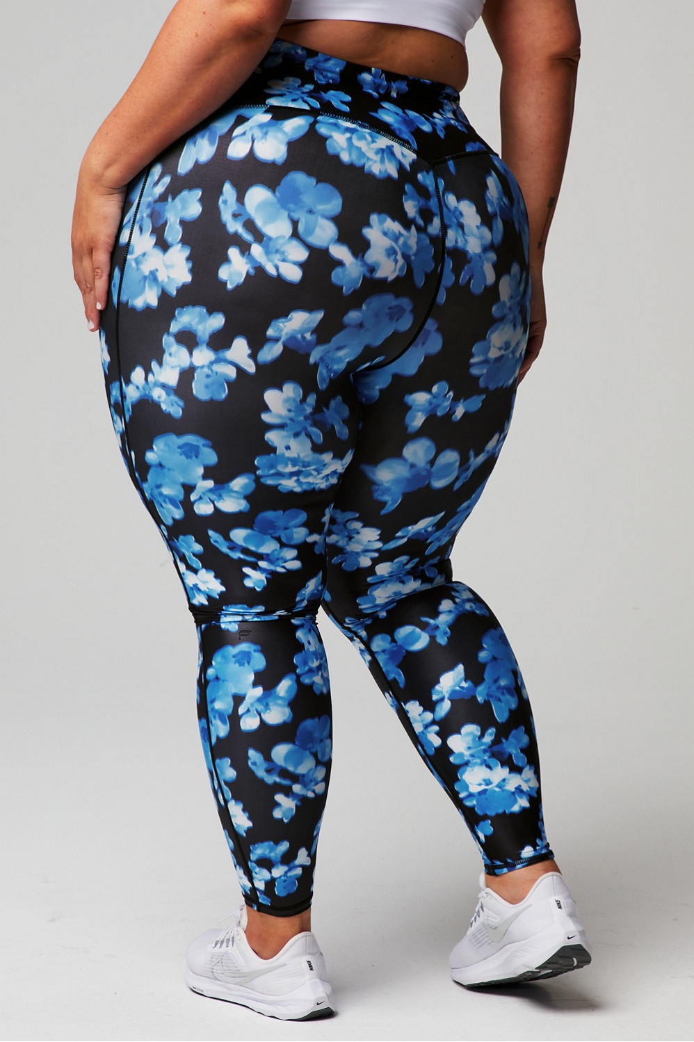 all in motion, Pants & Jumpsuits, All In Motion Nwt Size Xxl Blue Floral  Print Brushed Sculpt High Rise Legging