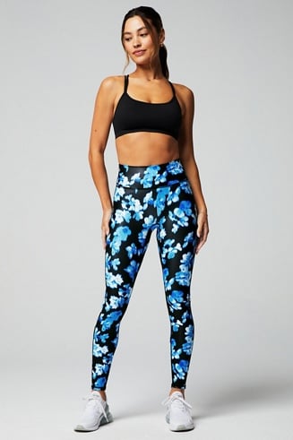EVOLUTION AND CREATION Leggings S Small Active Wear Pants Blue