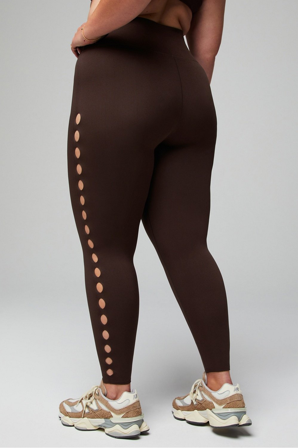 Buy Trendyol Plus Size Black-Brown Knit 2-Pack Combed Cotton Leggings in  Black-Brown 2024 Online