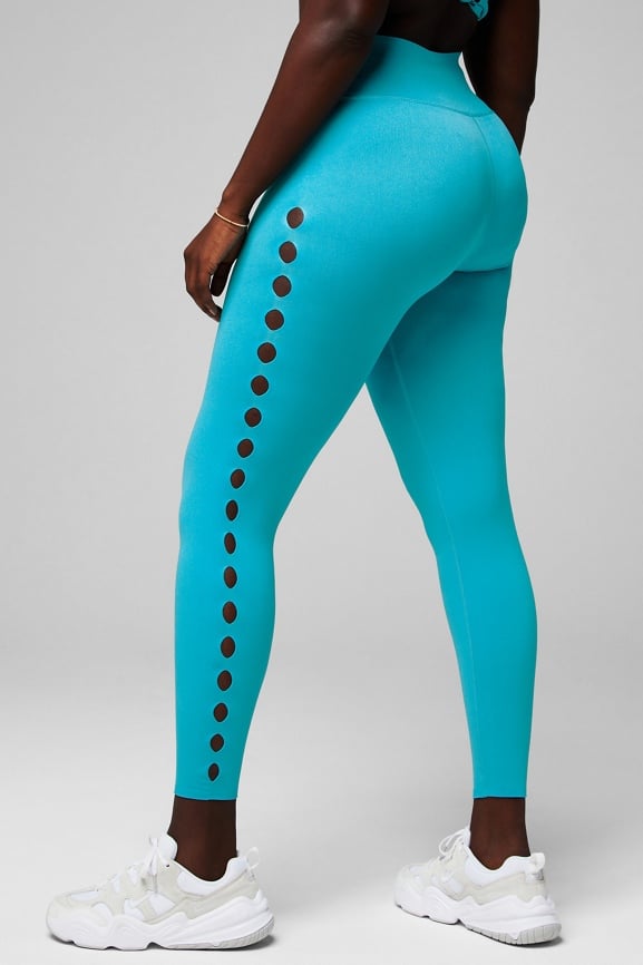 Spalding blue spandex workout pants - $29 - From Cece