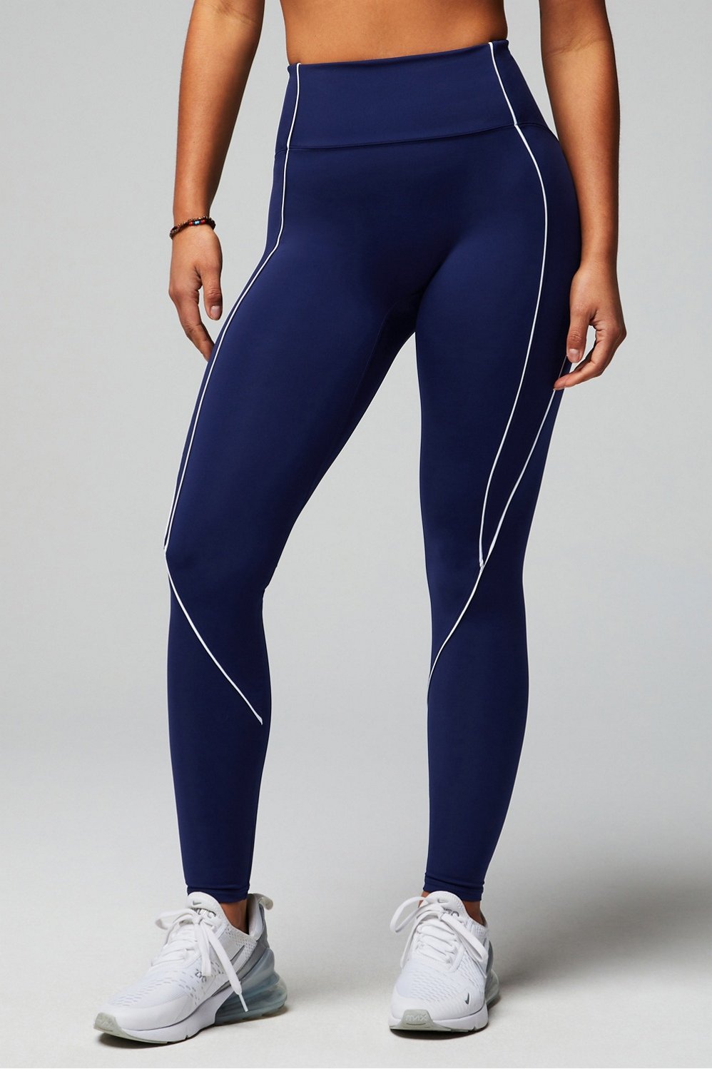 Anywhere Motion365+ High-Waisted Piped Leggings - {brand}