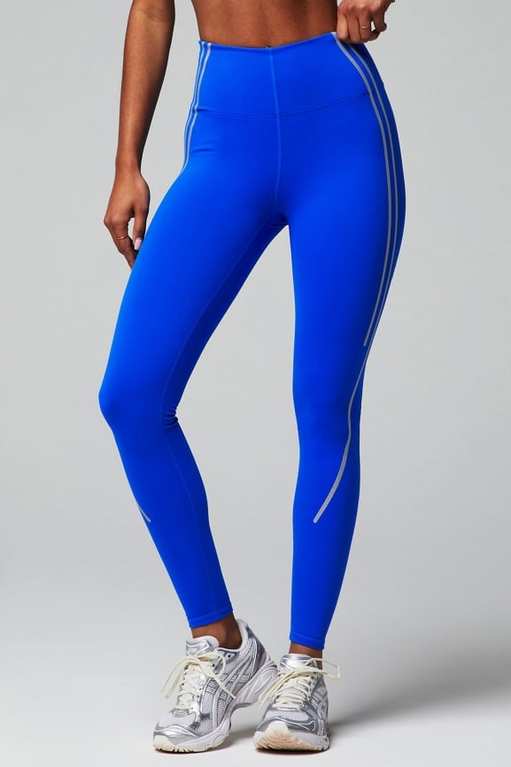High-Waisted PureLuxe Ruched 7/8 Leggings