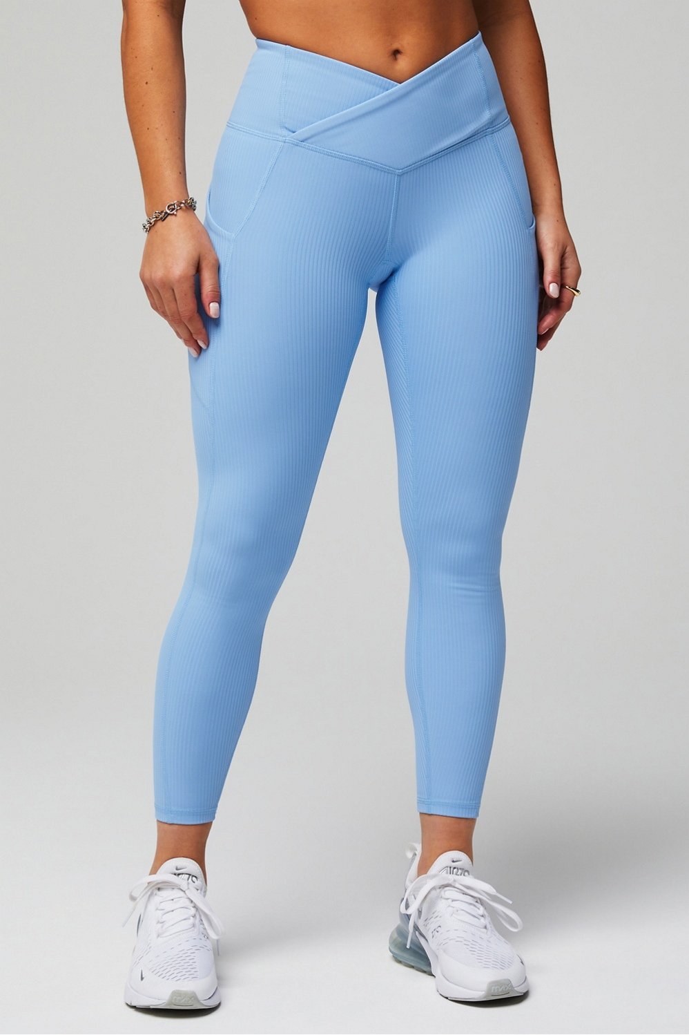 OASISWORKS Women's High Waisted Leggings, ⅞ Length 25 Inch Inseam Yoga  Pants
