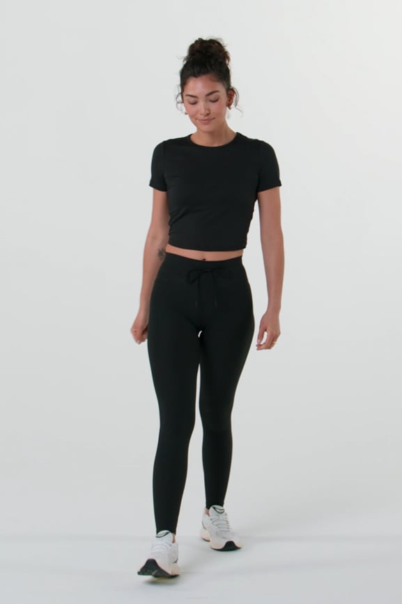 Oasis Rib High-Waisted Legging - Fabletics