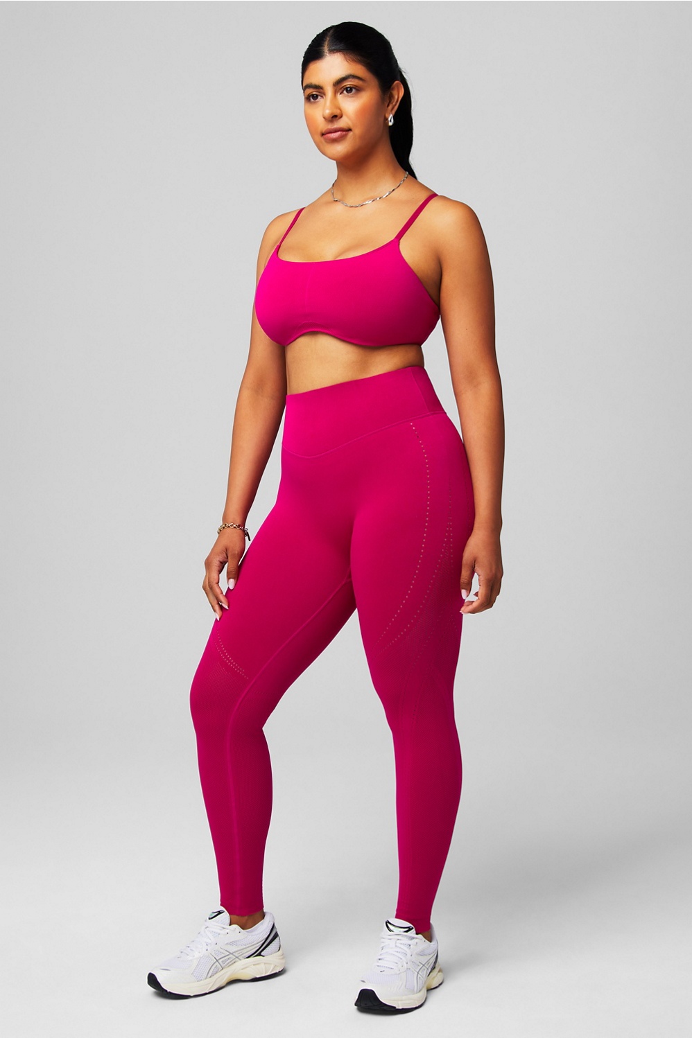 SculptKnit® High-Waisted Mesh Legging - Fabletics