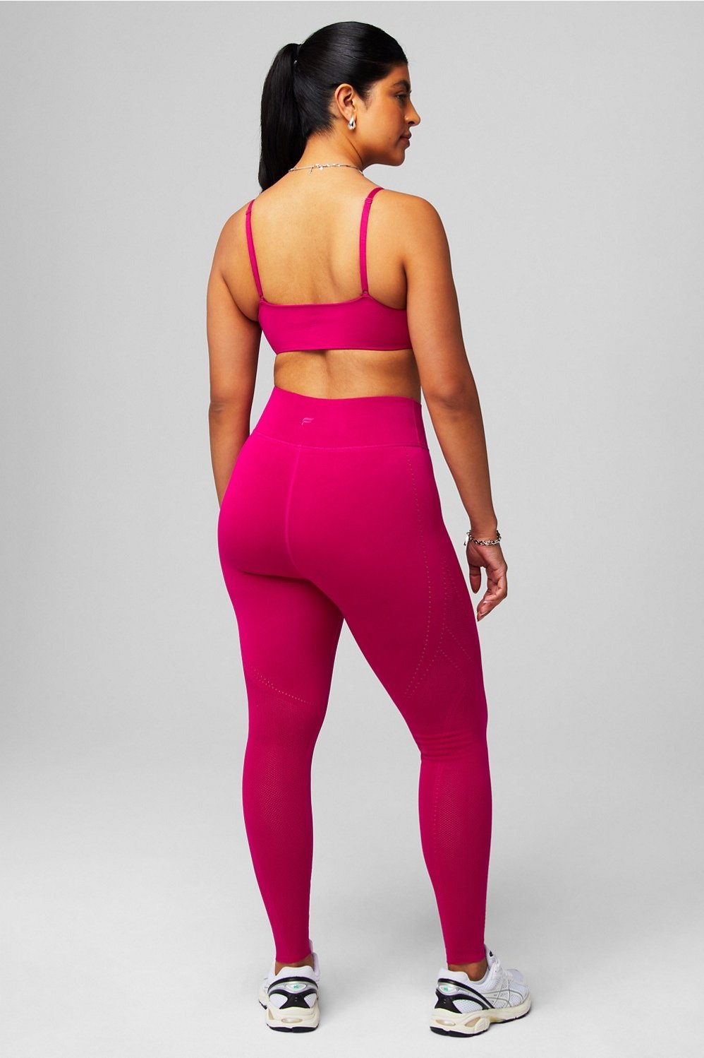 SculptKnit® High-Waisted Mesh Legging - Fabletics