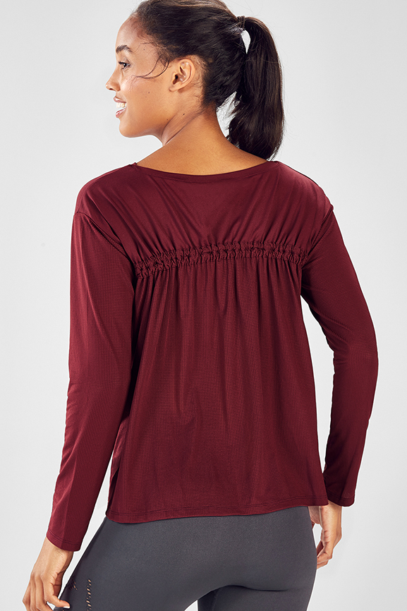 Cashel Cinched Long-Sleeve Top