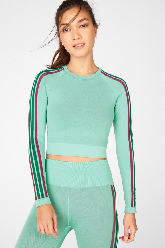 Vital long hotsell sleeve crop top