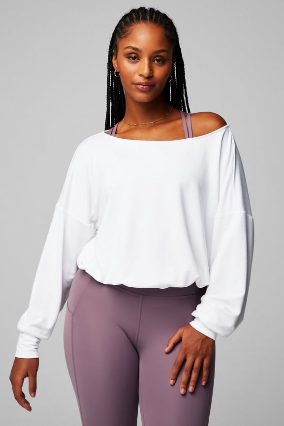 Plus size white off the 2024 shoulder top