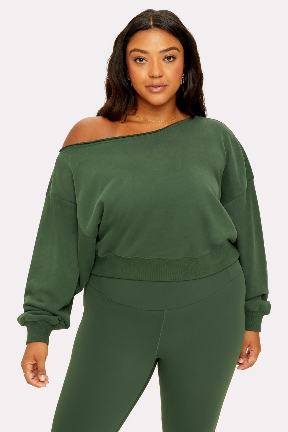 Everyday Off-The-Shoulder Sweatshirt