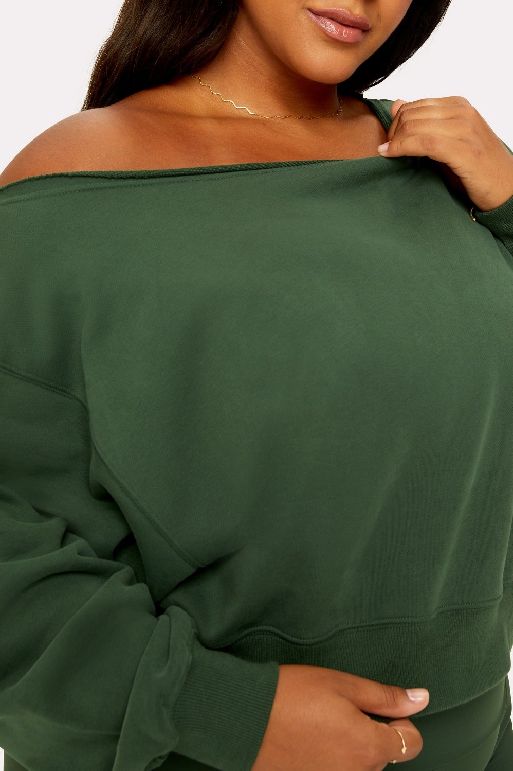 Everyday Off-The-Shoulder Sweatshirt