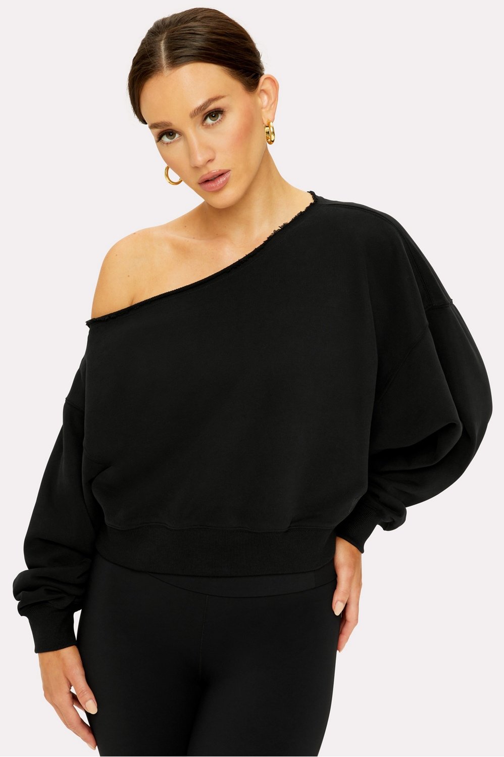 Everyday Off The Shoulder Sweatshirt Fabletics Canada